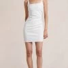 Bec&Bridge KARINA SQUARE NECK MINI DRESS - IVORY