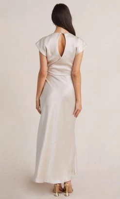 Bec&Bridge Dresses THE DREAMER WRAP DRESS - SAND