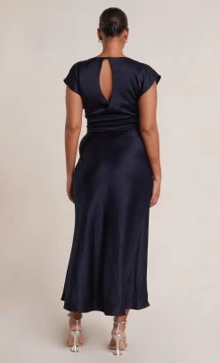 Bec&Bridge Dresses THE DREAMER WRAP DRESS - INK