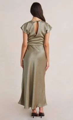 Bec&Bridge THE DREAMER WRAP DRESS - SAGE Dresses