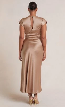 Bec&Bridge THE DREAMER WRAP DRESS - GOLDEN Dresses