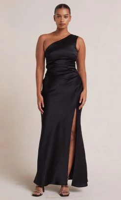 Bec&Bridge Dresses THE DREAMER ASYM DRESS - BLACK