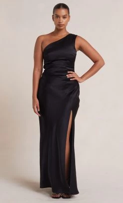 Bec&Bridge Dresses THE DREAMER ASYM DRESS - BLACK