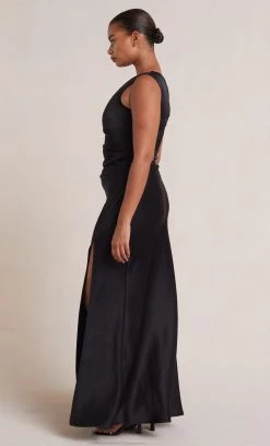 Bec&Bridge Dresses THE DREAMER ASYM DRESS - BLACK