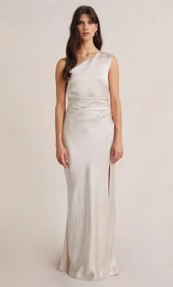 Bec&Bridge THE DREAMER ASYM DRESS - SAND Dresses