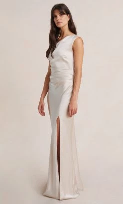 Bec&Bridge THE DREAMER ASYM DRESS - SAND Dresses