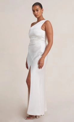 Bec&Bridge THE DREAMER ASYM DRESS - IVORY