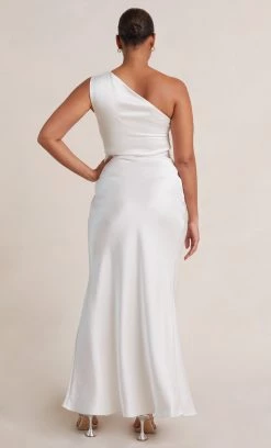 Bec&Bridge THE DREAMER ASYM DRESS - IVORY