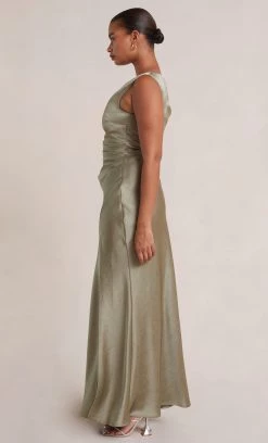 Bec&Bridge Dresses THE DREAMER ASYM DRESS - SAGE