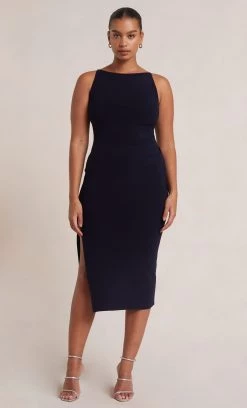Bec&Bridge BE MINE TUCK DRESS - INK Dresses