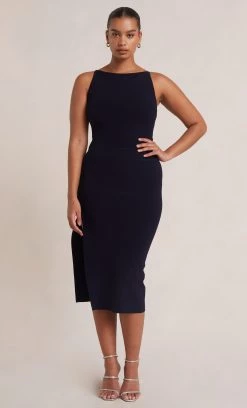 Bec&Bridge BE MINE TUCK DRESS - INK Dresses