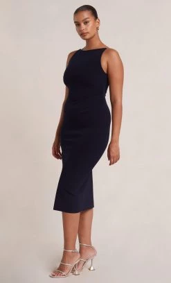 Bec&Bridge BE MINE TUCK DRESS - INK Dresses