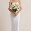 Bec&Bridge Dresses MOON DANCE STRAPLESS DRESS - IVORY