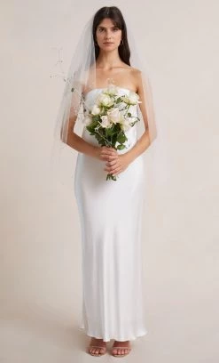 Bec&Bridge Dresses MOON DANCE STRAPLESS DRESS - IVORY