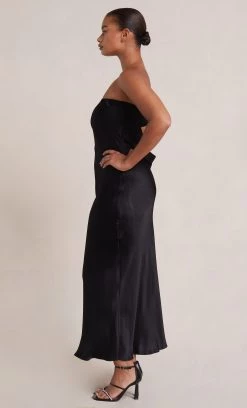 Bec&Bridge MOON DANCE STRAPLESS DRESS - BLACK NEW