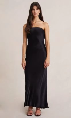 Bec&Bridge MOON DANCE STRAPLESS DRESS - BLACK NEW