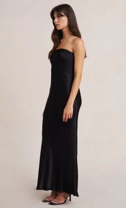 Bec&Bridge MOON DANCE STRAPLESS DRESS - BLACK NEW