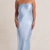 Bec&Bridge MOON DANCE STRAPLESS DRESS - SKY BLUE