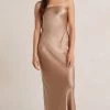Bec&Bridge MOON DANCE STRAPLESS DRESS - GOLDEN NEW