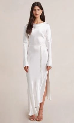Bec&Bridge MOON DANCE LONG SLEEVE MAXI DRESS - IVORY Dresses