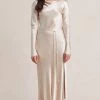 Bec&Bridge MOON DANCE LONG SLEEVE MAXI DRESS - SAND Dresses