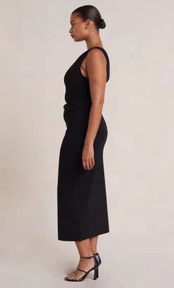 Bec&Bridge Australian Made BE MINE ASYM DRESS - BLACK