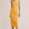 Bec&Bridge NEW KARINA TUCK MIDI DRESS - MANGO