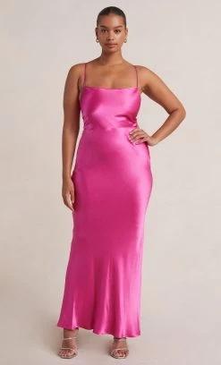 Bec&Bridge NEW LOREN MAXI DRESS - DEEP PINK