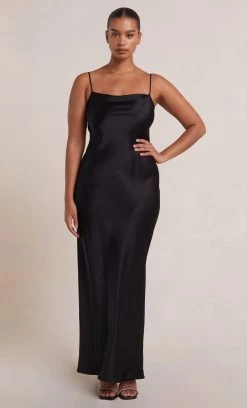 Bec&Bridge THE DREAMER TIE DRESS - BLACK