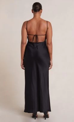 Bec&Bridge THE DREAMER TIE DRESS - BLACK
