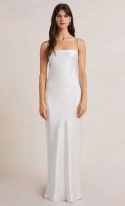 Bec&Bridge THE DREAMER TIE DRESS - IVORY