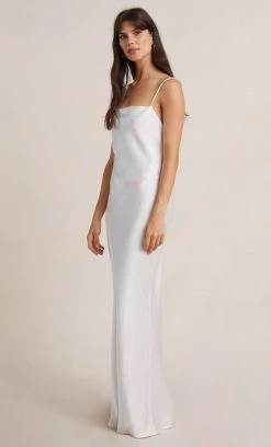 Bec&Bridge THE DREAMER TIE DRESS - IVORY