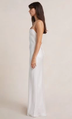 Bec&Bridge THE DREAMER TIE DRESS - IVORY