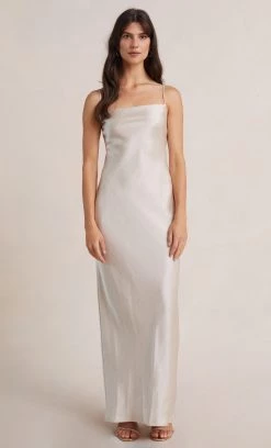 Bec&Bridge Dresses THE DREAMER TIE DRESS - SAND