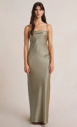 Bec&Bridge THE DREAMER TIE DRESS - SAGE Dresses