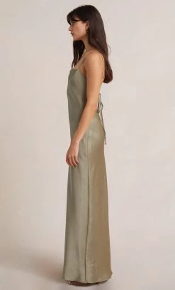 Bec&Bridge THE DREAMER TIE DRESS - SAGE Dresses