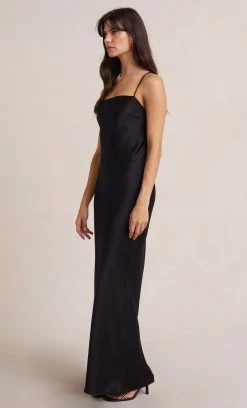 Bec&Bridge THE DREAMER TIE DRESS - BLACK