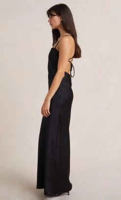 Bec&Bridge THE DREAMER TIE DRESS - BLACK