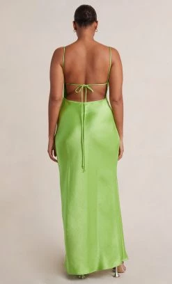 Bec&Bridge NEW THE DREAMER TIE DRESS - LIME