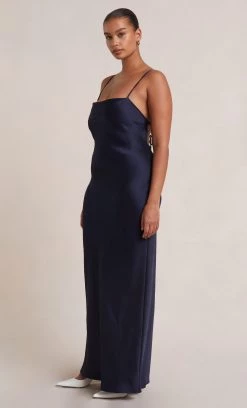 Bec&Bridge Dresses THE DREAMER TIE DRESS - INK