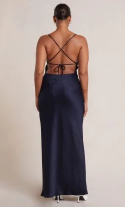 Bec&Bridge Dresses THE DREAMER TIE DRESS - INK