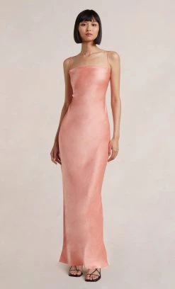 Bec&Bridge NEW THE DREAMER TIE DRESS - CORAL