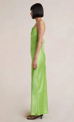Bec&Bridge NEW THE DREAMER TIE DRESS - LIME
