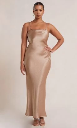 Bec&Bridge Dresses THE DREAMER TIE DRESS - GOLDEN