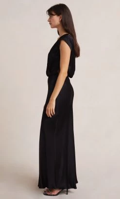 Bec&Bridge WEDDINGS MOON DANCE MAXI DRESS - BLACK