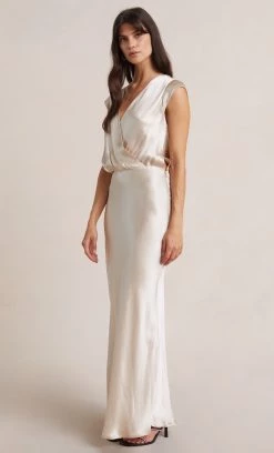 Bec&Bridge MOON DANCE MAXI DRESS - SAND Australian Made