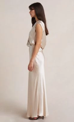 Bec&Bridge MOON DANCE MAXI DRESS - SAND Australian Made