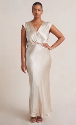 Bec&Bridge MOON DANCE MAXI DRESS - SAND Australian Made