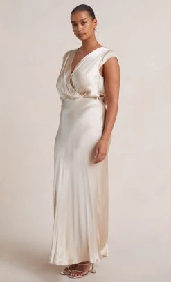 Bec&Bridge MOON DANCE MAXI DRESS - SAND Australian Made