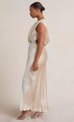 Bec&Bridge MOON DANCE MAXI DRESS - SAND Australian Made